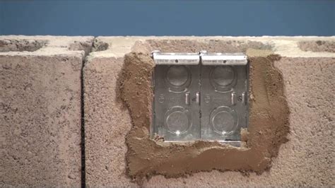 mounting electrical box to brick wall|mounting electrical boxes on concrete.